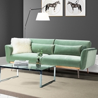Cartier Upholstered Sofa with Golden leg 